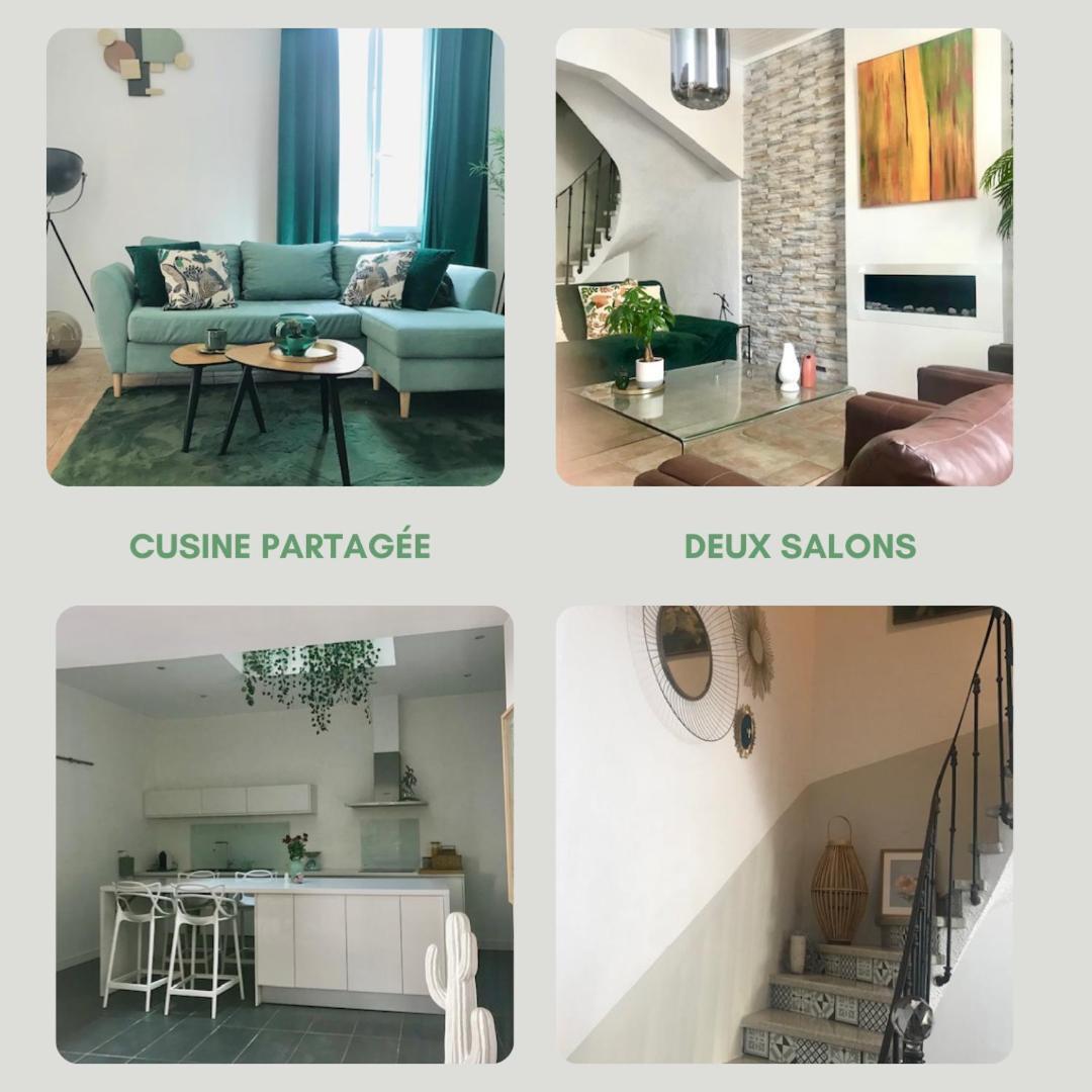 Notre Maison Aux Volets Bleus Ouveillan Esterno foto